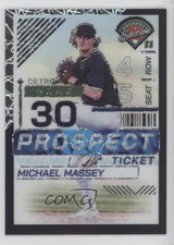 2024 Panini Prospect Edition Black Velocity Prizm 30/39 Michael Massey #50 17ac