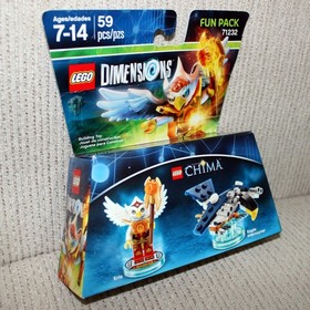 sealed Lego Dimensions 71232 Legends of Chima Eris Eagle Interceptor Fun Pack