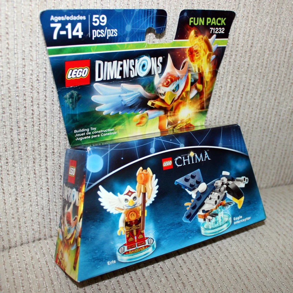 Lego Dimensions 71232 Legends of Chima Eris Eagle Interceptor Fun Pack sellado Foto 2 de 4