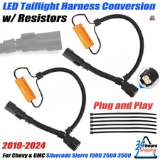 Tail light LED Conversion Harness PNP For Silverado Sierra 19-2024 Chevrolet GMC
