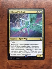 Ethereal Valkyrie MTG Magic the Gathering Card LP Lightly Played Kaldheim KHC