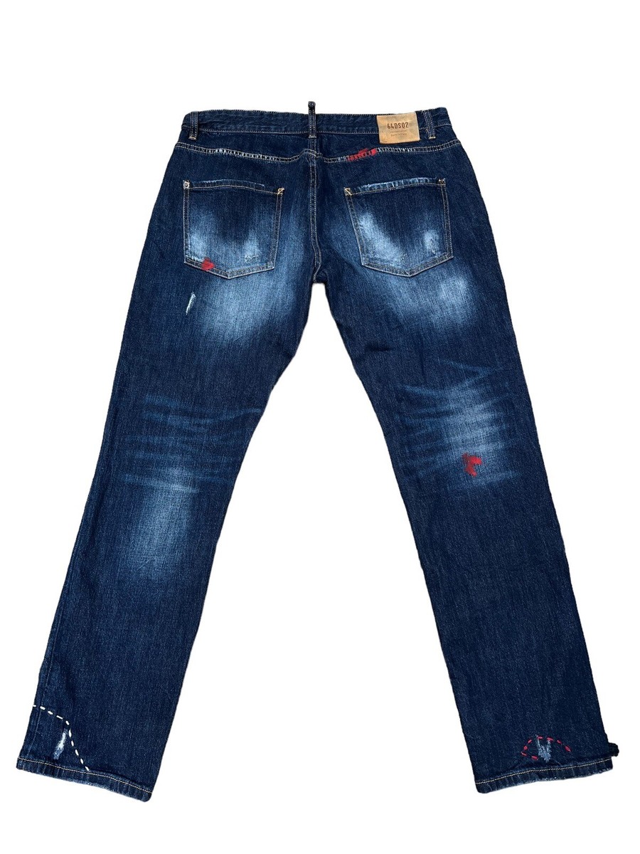 パンツ DSQUARED2 4 Story Cool Guy Jeans 42size Buy Dsquared2 Men's Blue Distressed Cool Guy Jeans Pants