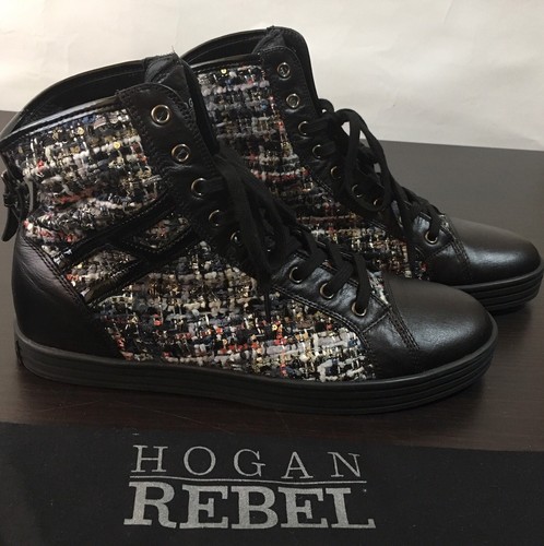 Hogan Rebel Sneakers Mis.41 Pelle, Tessuto Chanel | eBay