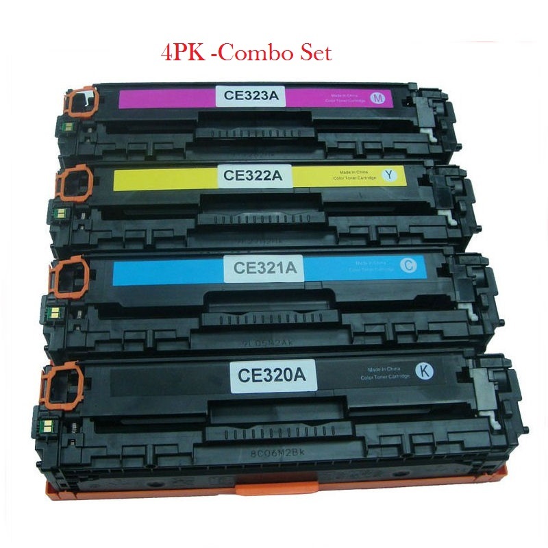 4PK CE320A 23A 128A Color Toner Set For HP LaserJet Pro CM1415FNW - Foto 9