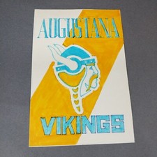 Augustana Vikings Illinois IL 6x4 Scrapbook Collage Shadowbox Artwork