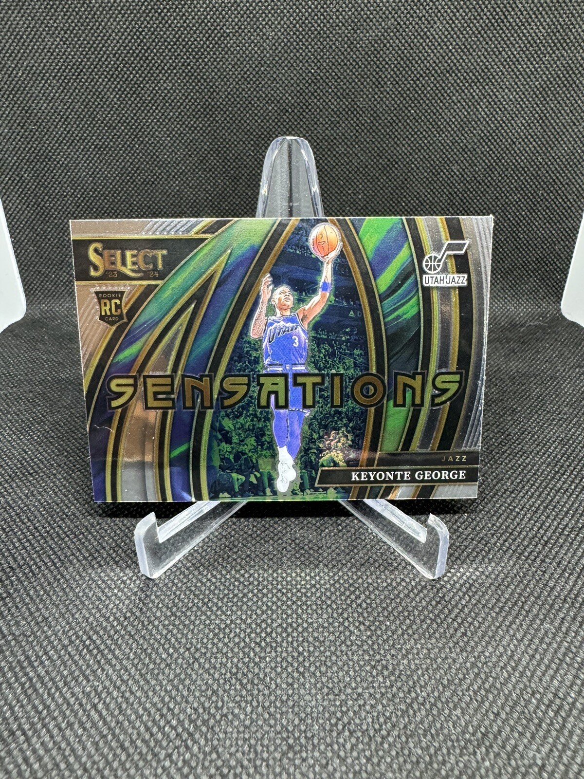 2023-24 Panini Select Keyonte George Sensations RC #19 Utah Jazz