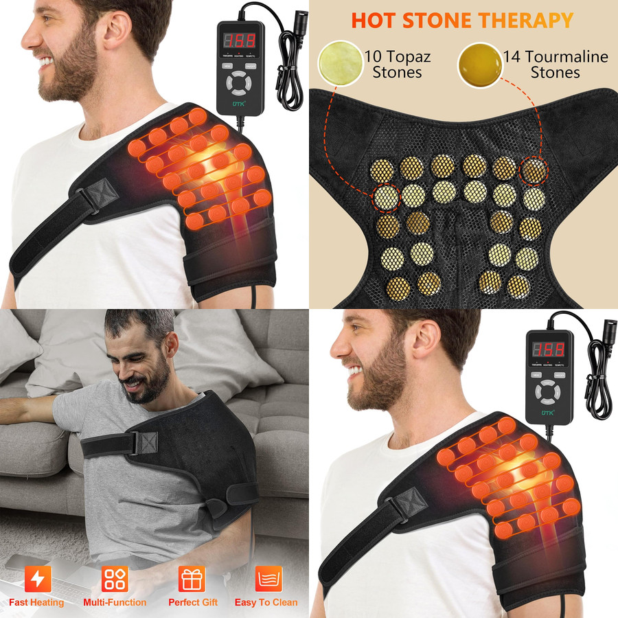 Back Abdomen Shoulder Strap Warmer Cuff Relief Therapy