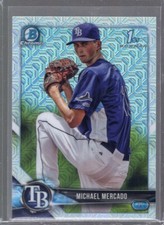 2018 Bowman Chrome Prospects Mega Box Mojo Refractor Jake Kalish #BCP77