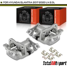 2Pcs Brake Caliper for Hyundai Elantra 2017-2020 L4 2.0L Rear Left & Right Side