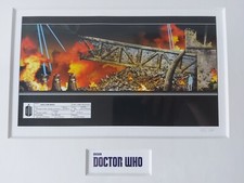 Doctor Who Ltd Edition 50th Anniversary Dalek Concept Artwork 94/100 RARE 