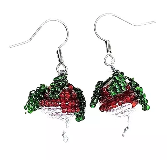 Luna Radish Bead Earrings Cosplay Dirigible Plum