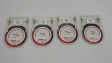 Lot of 4 Thorlabs SM Patch Cables P3-460Y-FC-1 FC/APC 488–633nm Ø900µm