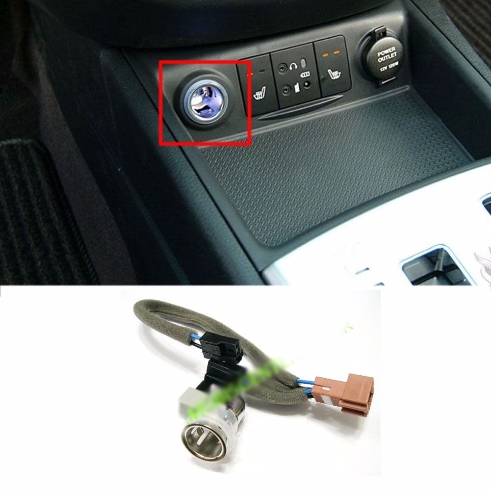hyundai santa fe cigarette lighter not working Console Cigarette Lighter Socket Assy for 2007-2012 Santa Fe OEM Parts