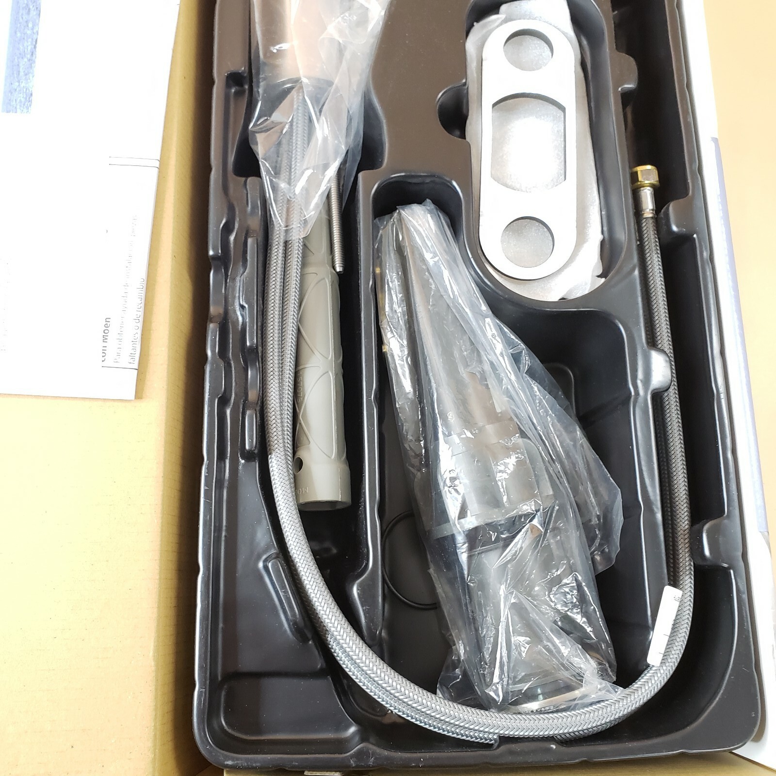 Moen 84540SRN Liso OneHandle Bathroom Faucet w Drain Brushed Nickel