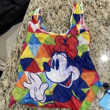 Disney Reusable Tote Bag Minnie Mouse Foldabl...