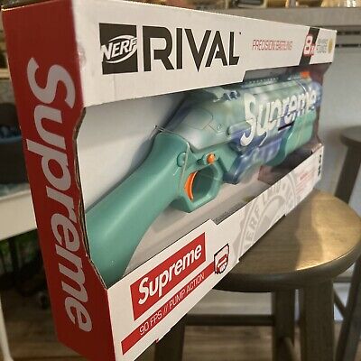 Supreme Nerf Rival Blue Takedown Blaster Gun XX-800. New In Supreme Nerf Rival Blue Takedown Blaster Gun XX-800. New In