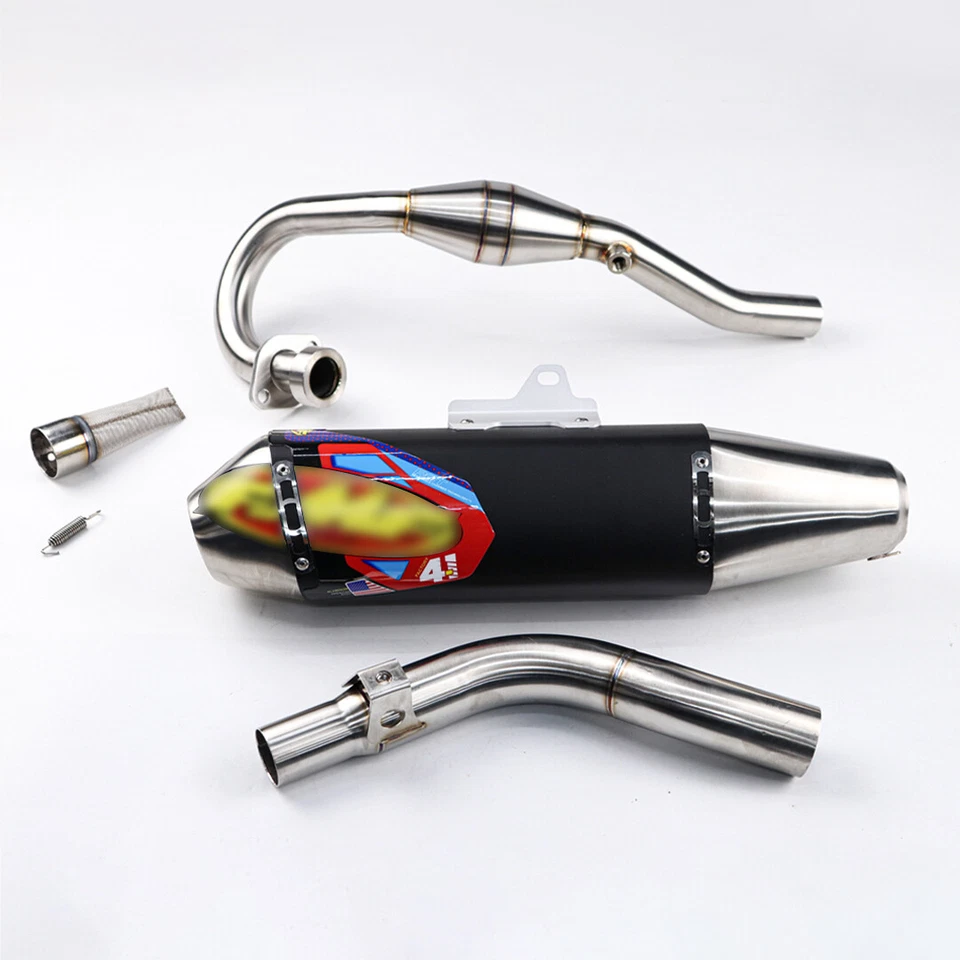 BLACK EXHAUST MUFFLER PIPE + SPARK ARREST HONDA CRF300L RALLY 20-2025 - Image 2 of 4