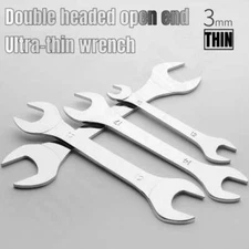 3pcs Hi-Spec Thin Open End Wrench Set Ultra-thin Flat wrench Tool Multi-Function