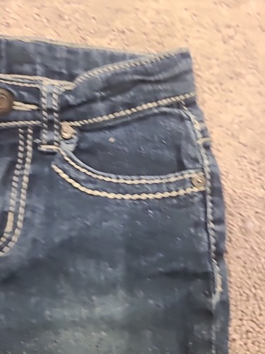 Kids Girls Arizona Jeans Straight Leg Adjustable Waist Size 5T Reg - Picture 3 of 10
