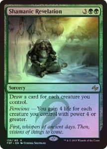 Shamanic Revelation - Foil 138/185 Near Mint MTG Fate Reforged FRF 2B3