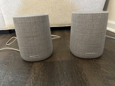 Harman Kardon Citation 100 Smart Wireless Speakers - Gray pair 