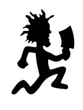 Hatchetman Decal Sticker - Multiple Sizes Colors - Juggalo ICP Insane Clown