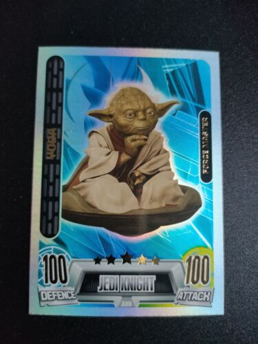 Star Wars : Yoda 229 Holo Rainbow  Force Attax  ! Nm - Photo 1/1