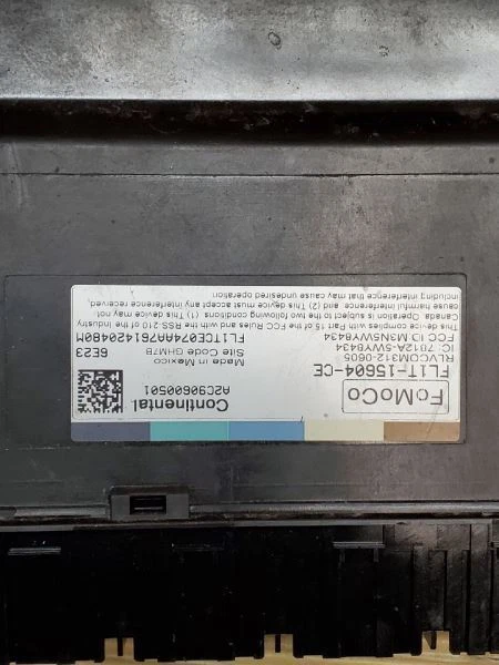 15-17 Ford Expedition 3.5L Theft Locking Control Module FL1T15604CE - Изображение 3 из 4