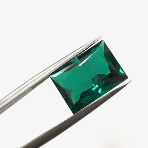 Emerald Gemstone Baguette Cut Shape Handmade Gemstone For Jewelry Making - Picture 1 of 5
