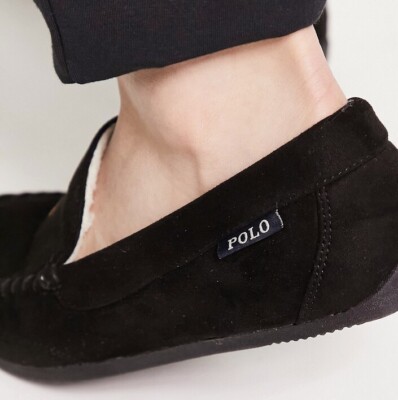 Ralph Lauren pony bear moccasin slippers black 10 ,,13-14 Size Polo Ralph Lauren | Shoes | Ralph Lauren Pony Bear Moccasin  main image 2