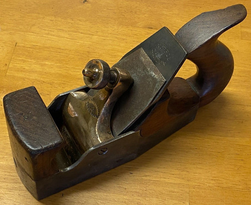 RARE VINTAGE ANTIQUE E. PRESTON No. 1336 SMOOTHING PLANE TOOL NORRIS IRON