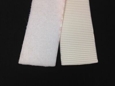 VELCRO  Marken Klettband strapazierfähig Klebeband schwarz oder weiß 5cm breit 1M
