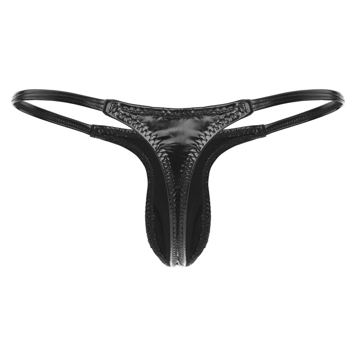 Sexy Womens Wet Look Briefs Low Rise Micro G-string Thong Tiny Panties  Underwear