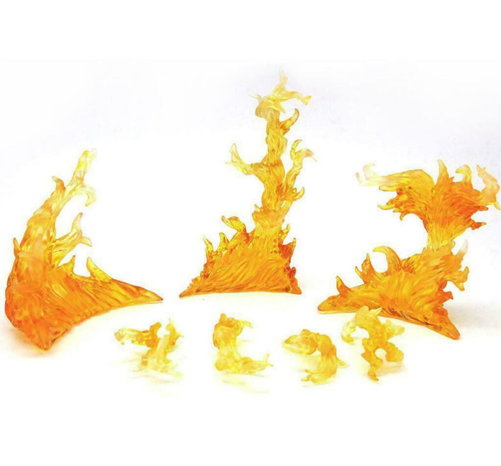 Burning Effect Flame D-Art For Kamen Rider Figma Action Figure Gundam Hot Toys 