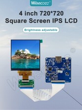 4'' Square IPS LCD Screen HDMI Board 720x720 Smart Home Digital Signage Display