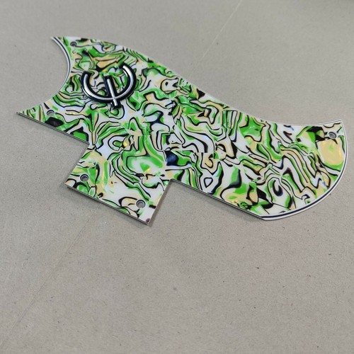 Guitar parts For US Epiphone G400 Pro Guitar pickguard & E Logo,Colorful Pearl - Picture 2 of 8