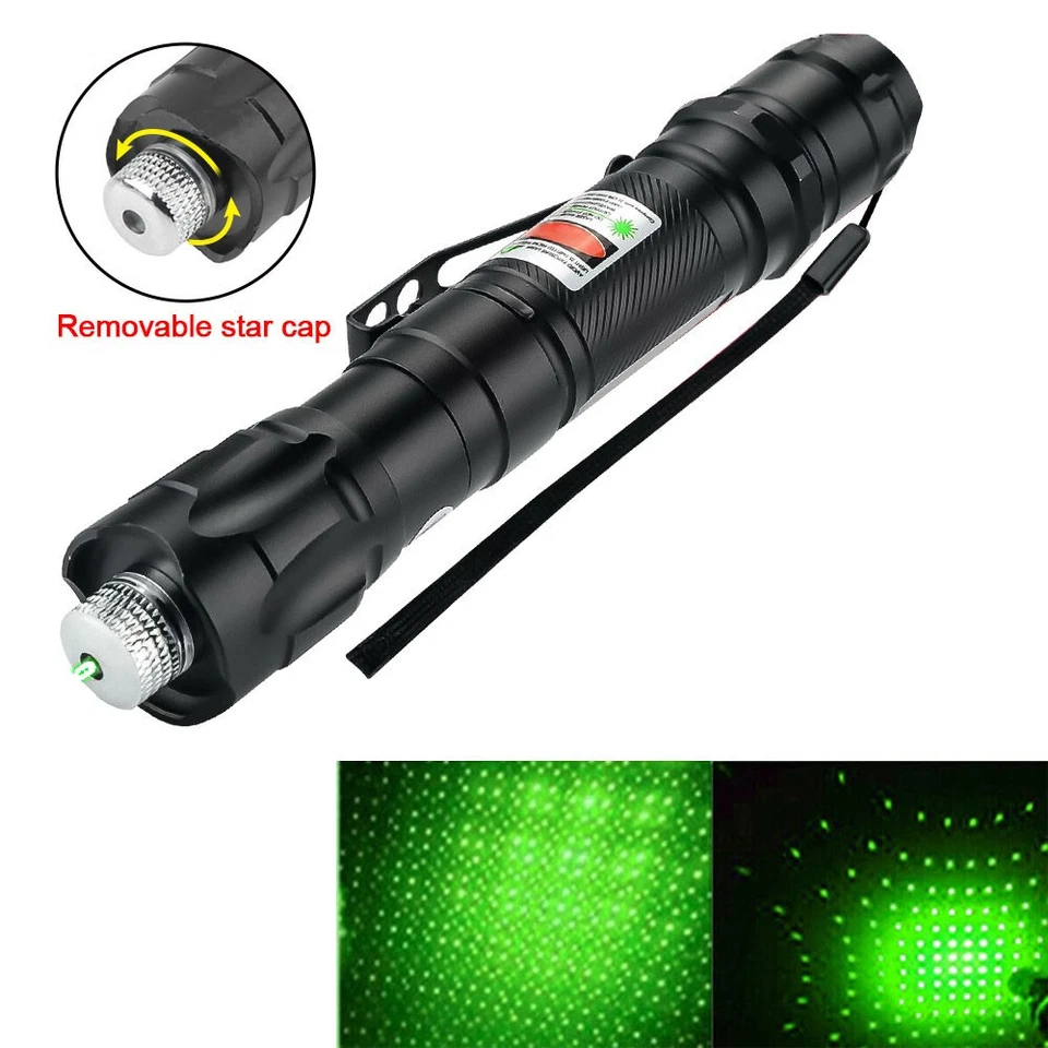 2PCS Laserpointer Grün 800m 532nm Stiftlampe &Akku Kit - Bild 2 von 4