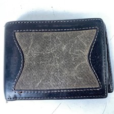 C.C. Filson Leather Wallet in Otter Green Twill USA