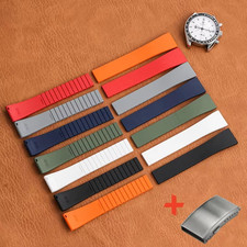 Fluoro Rubber Watch Band CTS FKM Strap 18 19 20 21 22mm Cut to Size Fast Release
