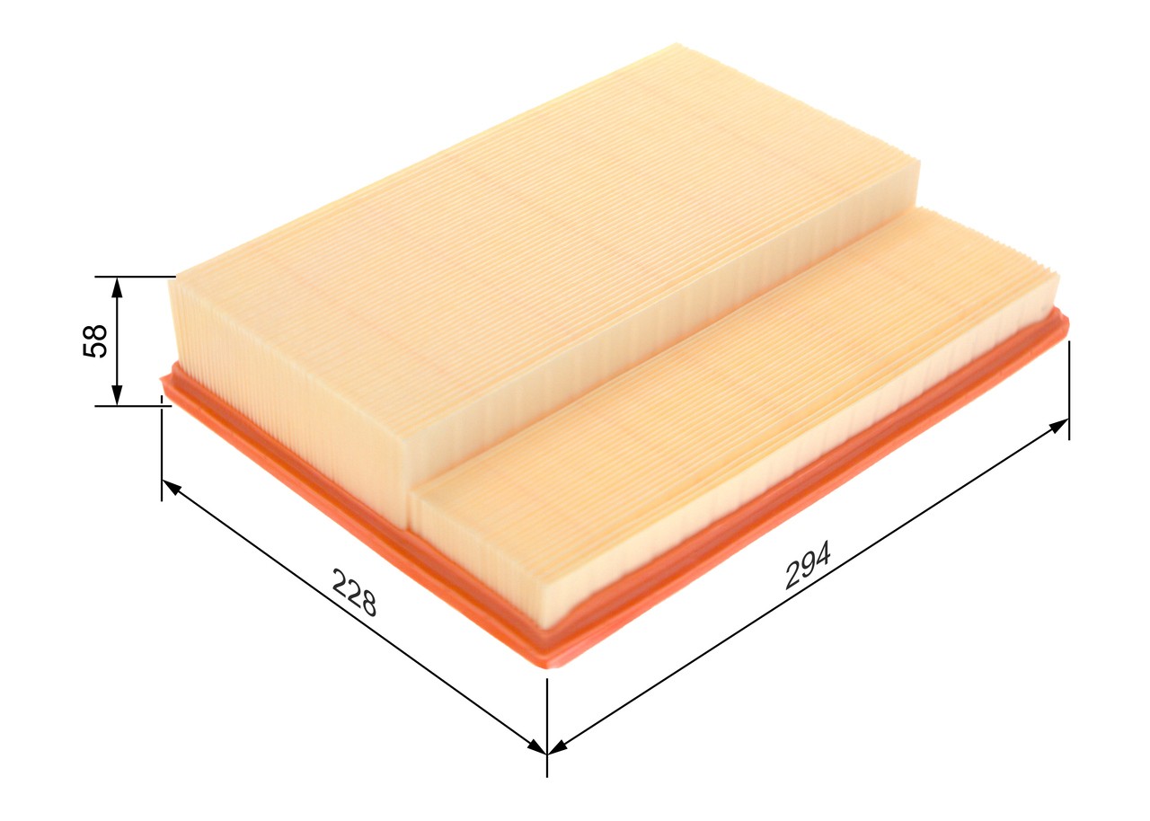 For Mercedes - M-Class W163 1998-2005 A0040941304 A6040940004 Air Filter Bosch - Image 36