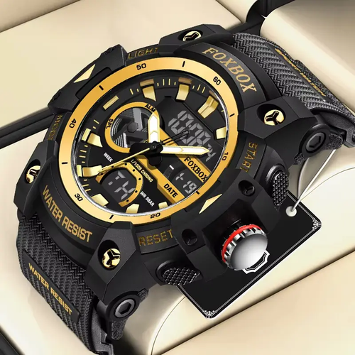 Luxury Fashion Men Quartz Watch Luminous Display Week Date Digital Time New Gift - Picture 5 of 5