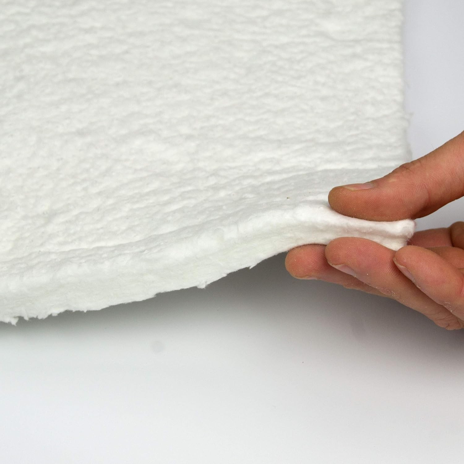 Lynn Manufacturing Universal Baffle Blanket, Blanket 1/2", White 