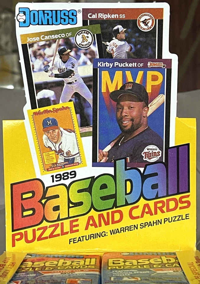 1989 DONRUSS MLB Baseball ⚾️ PACK 15 Cards + 3 Puzzle Pieces HOF RC IMPORT OVP‼️ - Bild 2 von 4