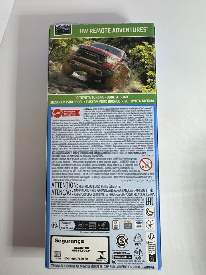 Hot Wheels ~ HW Remote Adventures 5 PACK ~ TACOMA, TUNDRA, RAM, BRONCO Foto 2 de 2
