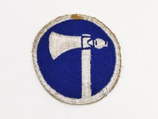 Original US ARMY WW2 Abzeichen Badge Uniform U.S. XIX Corps Patch Tomahawk COLL.