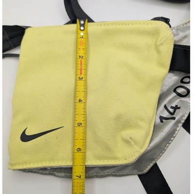 Nike x Tech Crossbody Sling Bag Lime Yellow Metallic Silver