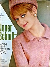 altes Modeheft Neuer Schnitt v. 1965 + Schnittmuster,  tolle Dirndl + Kostüme