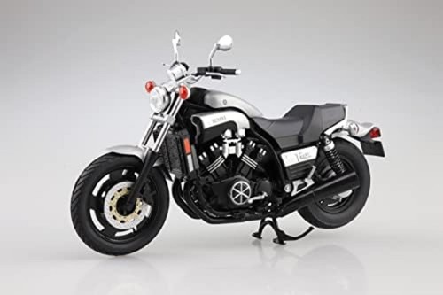 AOSHIMA YAMAHA Vmax Silver 1/12 Scale Motorcycle Diecast Model F/S w/Tracking# - Picture 4 of 7