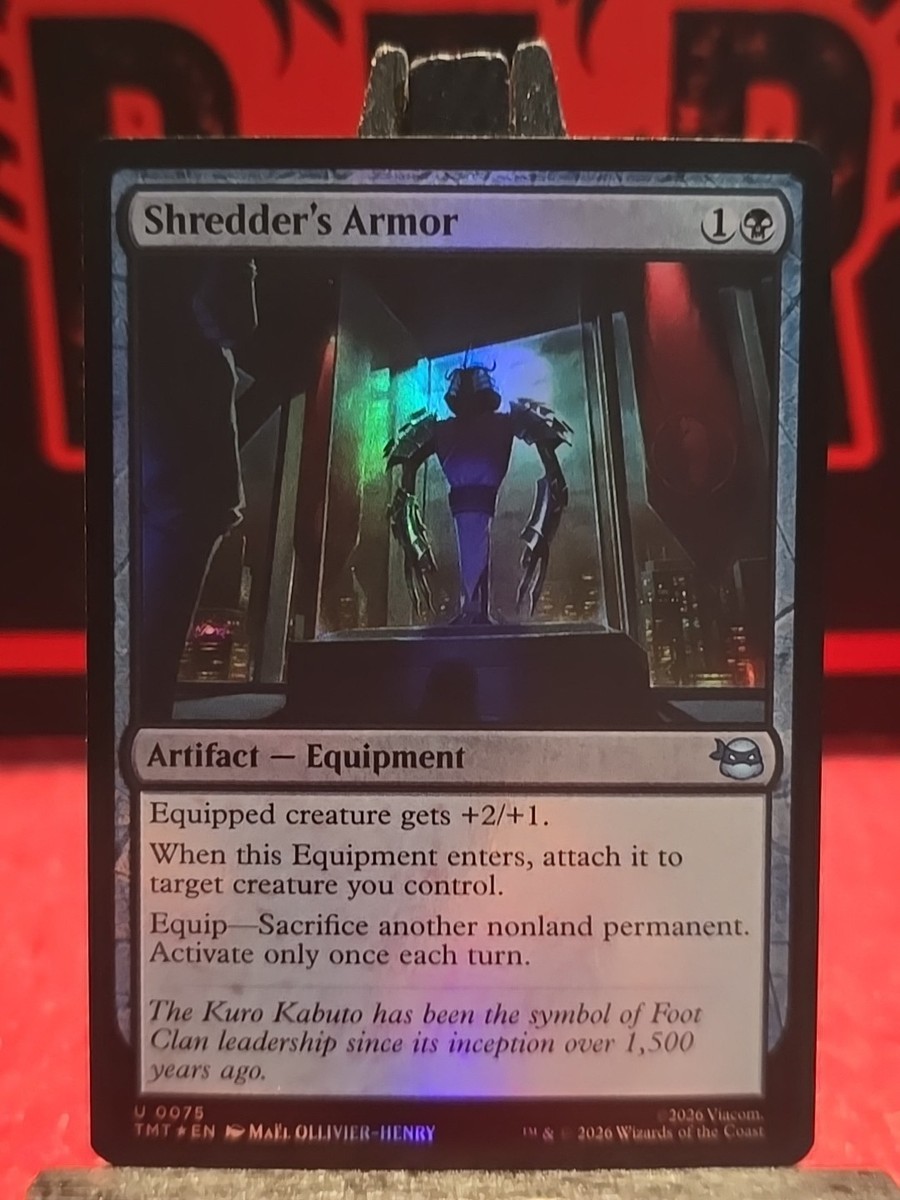 Shredder's Armor (Foil) 0075 - TMT Teenage Mutant Ninja Turtles