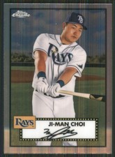 2021 Topps Chrome Platinum Anniversary #325 Ji-man Choi Tampa Bay Rays 3385